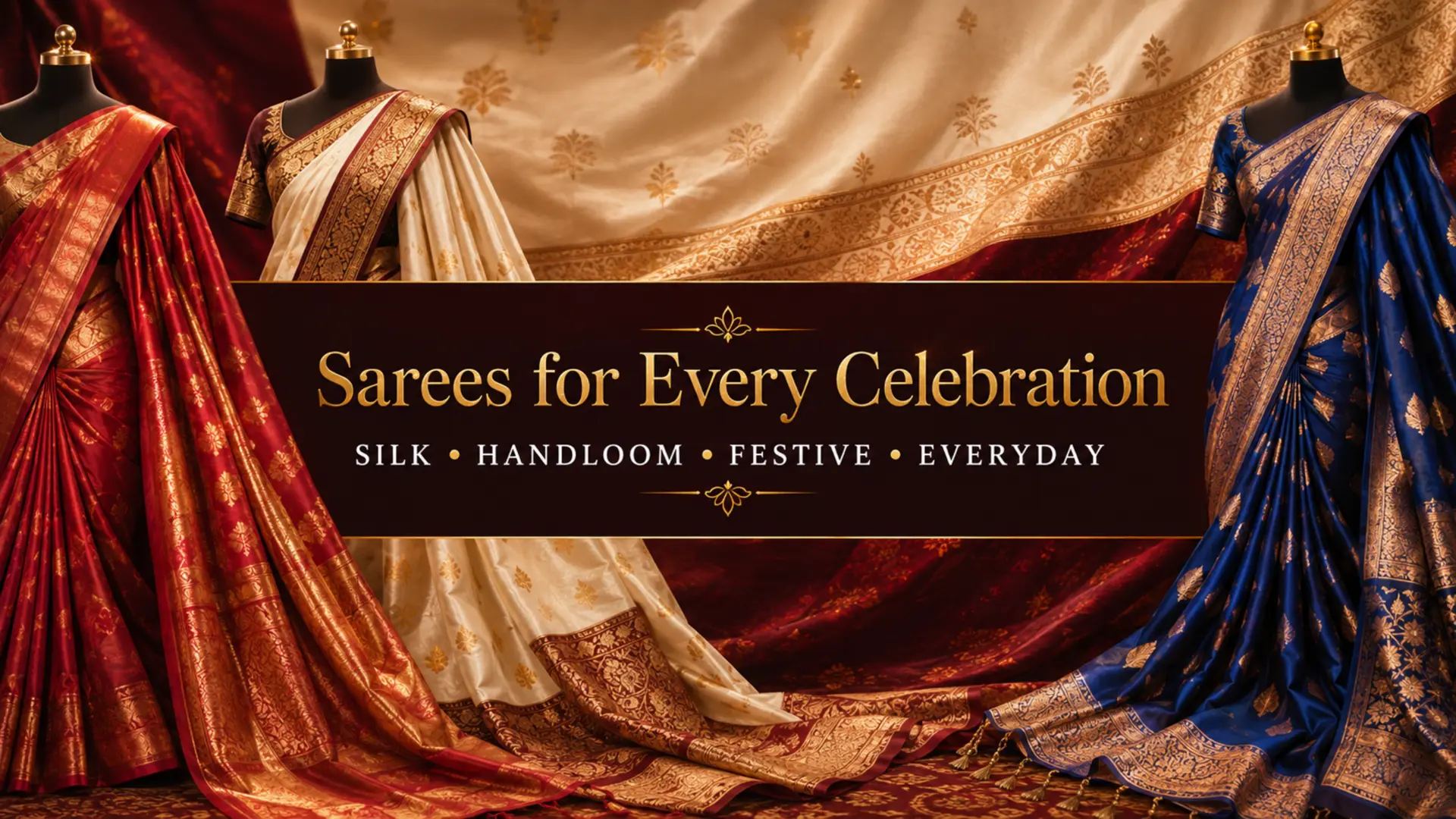 Silk, handloom and festive sarees from Den18 Saree Collections